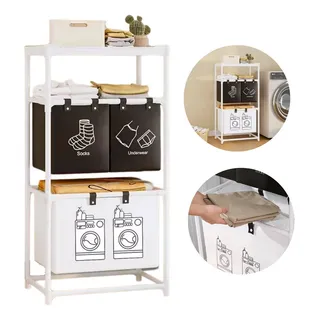 Cesta Ropa Sucia 4 Puestos